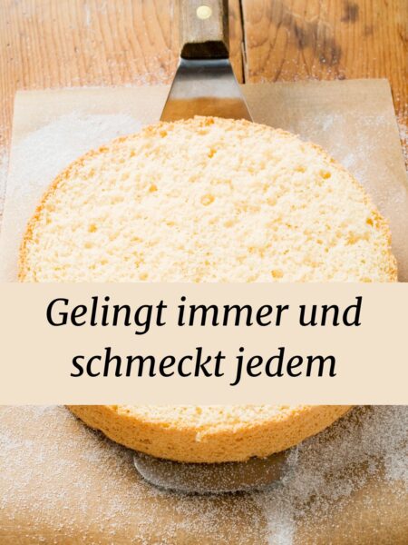 biskuitteig ganz einfach und schnell